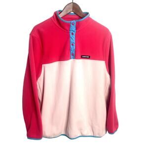 Lands' End Red and Cream Sweatshirt